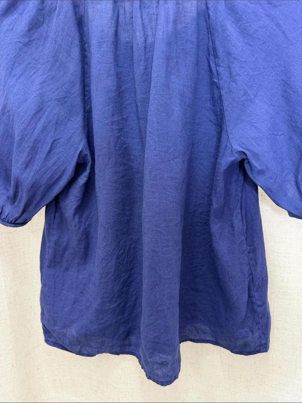 Lilly Pulitzer Puff Sleeve Peasant Blouse Size Medium